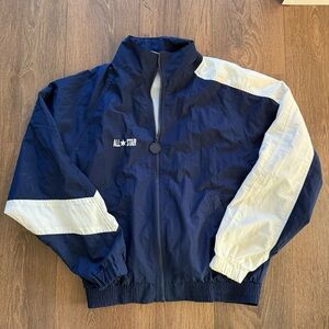 Converse All-Star Navy Windbreaker Jacket size S